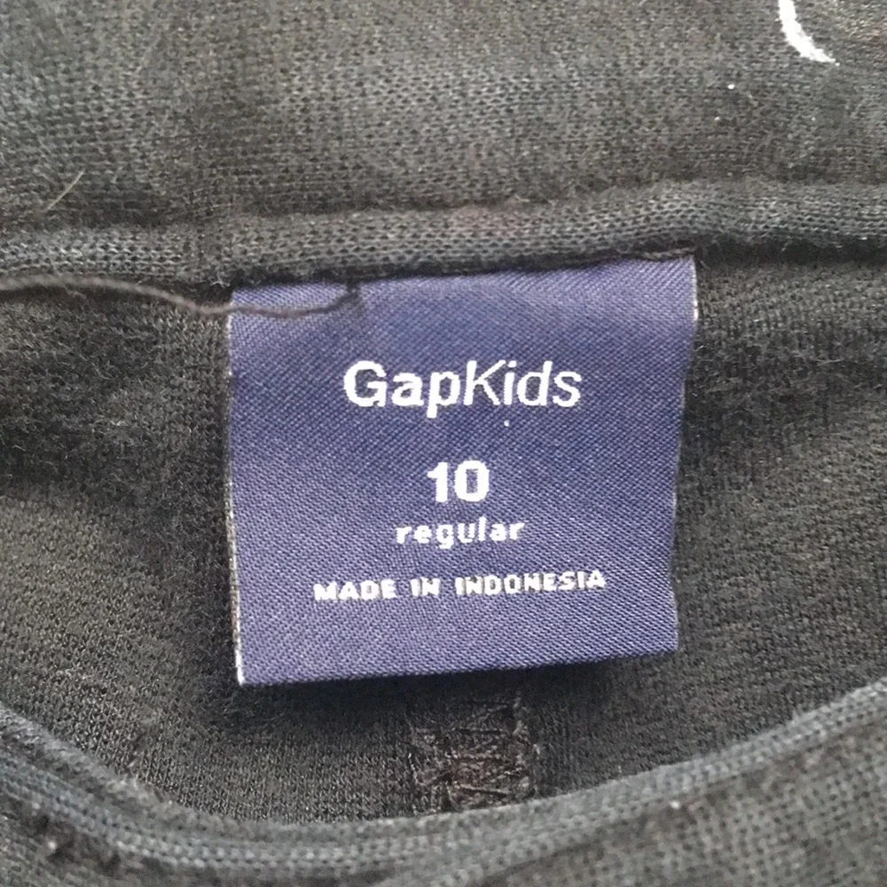 Gap girls black skinny leg jean pant